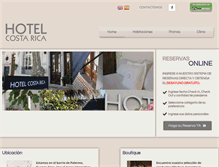 Tablet Screenshot of hotelcostarica.com.ar